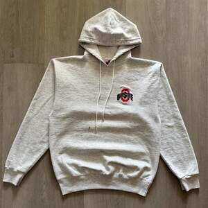 Vintage Midwest Embroidery Ohio State Buckeyes Hoodie Grey XL Made in USA